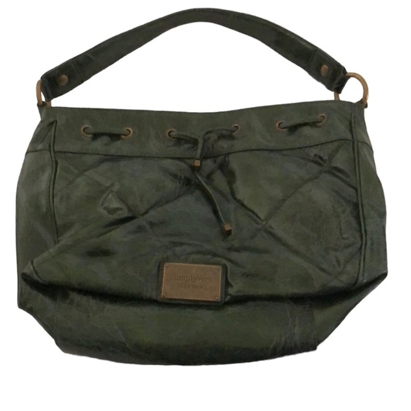 Women’s Y2k fall Simply Vera wang Kelly green shoulder bag - Picture 1 of 14
